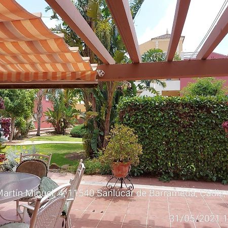 Ferienwohnung Bajo Con Terraza Piscina Y Jardin Sanlúcar de Barrameda Exterior foto